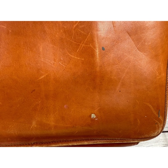 Coach Legacy Briefcase Satchel Leather Brown Classic Flap Buckle 308 17 - Picture 3 of 14